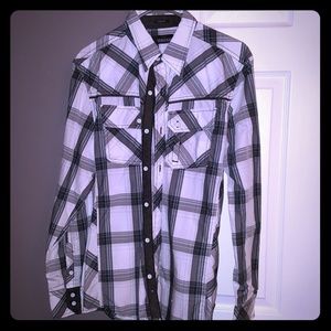 Buckle Black Button Down